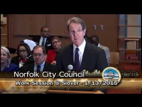 Work 01/13/15 Session pt. 1 - Norfolk City Council