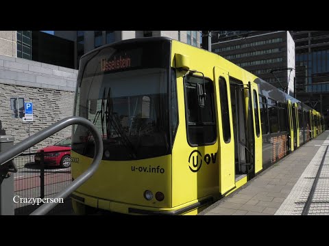Rit door de ruit en Oude U-OV Tram Utrecht CS Jaarbeursplein