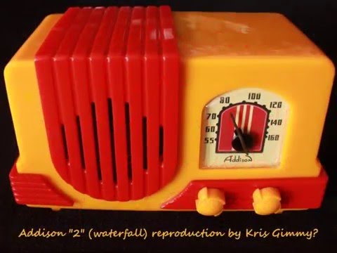 Addison 2A Resin Reproduction Radio Yellow-Red - Kris Gimmy?
