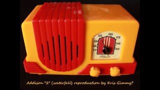Addison 2A Resin Reproduction Radio Yellow-Red - Kris Gimmy?