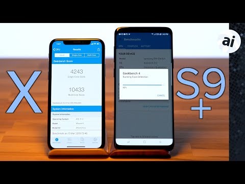 iPhone X vs Samsung Galaxy S9 Plus - Benchmark Comparison