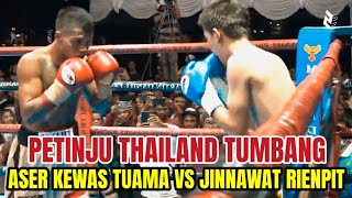 Download lagu Indonesian Boxer Aser Kewas Tuama Defeats Thai Boxer Jinnawat Rienpit mp3