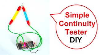 How to Make a Continuity Tester at Home (DC) | using dc battery