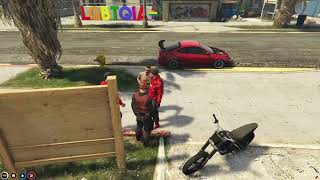 MG Drive By BSK (Both POVs) | NoPixel GTA RP