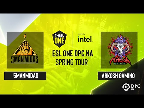 Dota2 - Arkosh Gaming vs 5ManMidas - Game 3 - ESL One DPC NA Spring