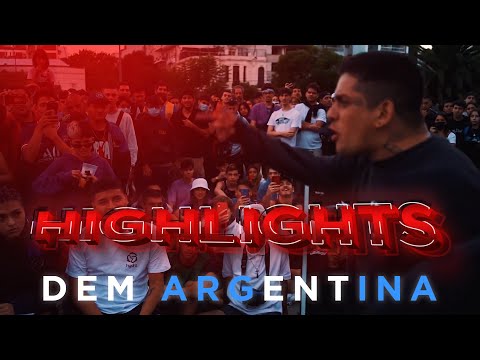 Las MEJORES rimas de la DEM Argentina l Vuelve el REY de la Plaza l Teorema en Argentina