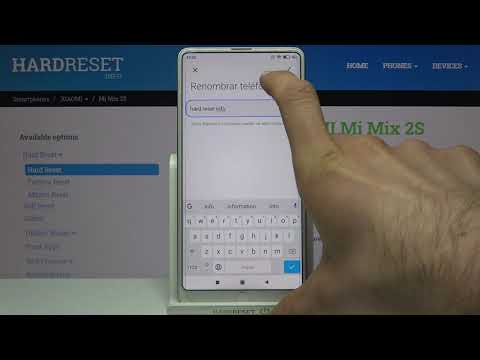 Cómo cambiar nombre de Xiaomi Mi Mix 2S - establecer nombre del dispositivo