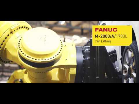 EMO 2015 Video episode 2 - FANUC Robot M 2000iA 1700L - Car Lifting
