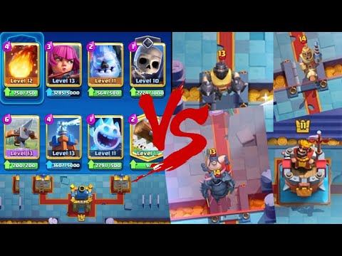 9 lvl VS high level players in Clash royale