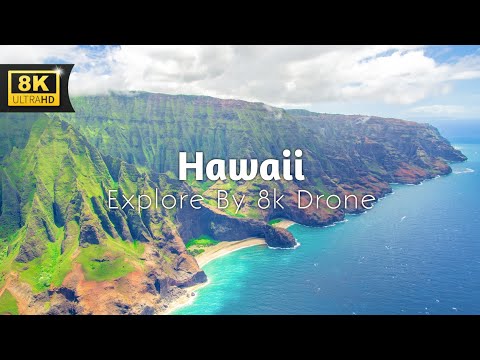 Hawaii 8k Drone View _ Hawaii 8k video ultra hd || By 8k Drone