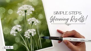 WHAT?! 😱 Only 4 Simple Steps for a STUNNING Watercolor — You’ll Be Surprised How Easy It Is!
