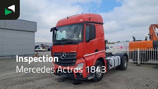 Mercedes-Benz Actros 1843 4X2 StreamSpace PTO dragbil till salu bild 4 Mercedes-Benz Actros 1843 4X2 StreamSpace PTO dragbil bild 4