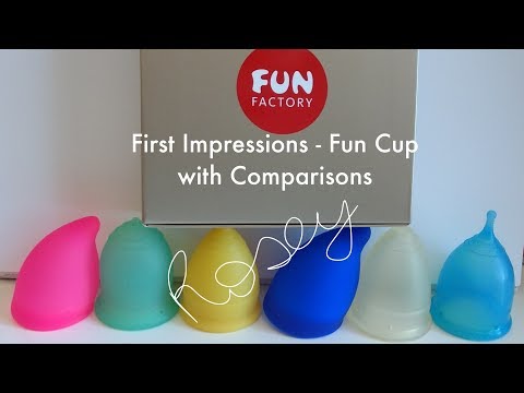 Fun Cup - First Impressions and Comparisons (Menstrual Cups)