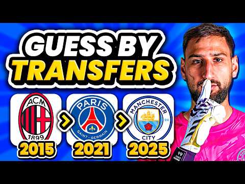 GUESS THE PLAYER BY THEIR TRANSFERS | FOOTBALL QUIZ TRIVIA 2025