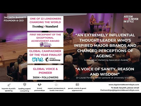 Keynote Speaker: Jacynth Bassett, Founder & CEO of Ageism Is Never In Style® Show Reel 2026