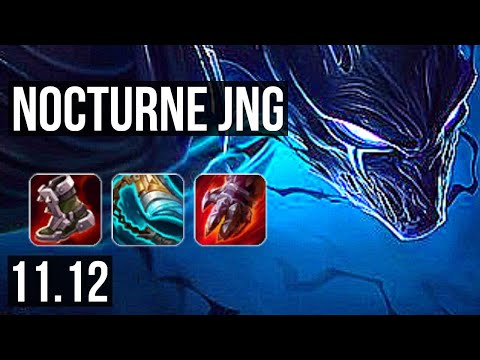NOCTURNE vs DR. MUNDO (JUNGLE) | 3.1M mastery, 5/1/7, 600+ games | EUW Diamond | v11.12