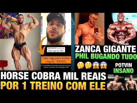 HORSE PEDE MIL REAIS POR 1 TREINO COM ELE - ZANCA ENORME - SHAPE DO PHIL HEATH EM 2011 VIRALIZA