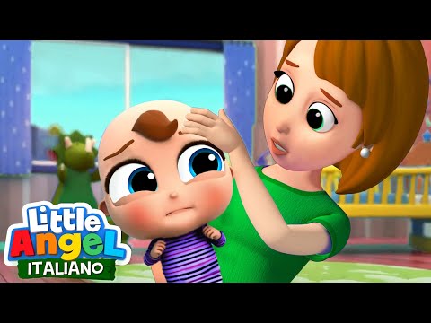 Oh no, Gianni ha la Febbre!🤒👨‍👩‍👧‍👦 Cartoni Animati con Gianni Piccino - Little Angel Italiano