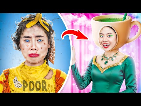 Poor Baby Doll Extreme Makeover To Popular Matchanova At Brainrot Prom Queen!