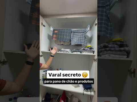 Onde guardar os panos de limpeza do Airbnb