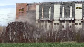preview picture of video 'Sprengung Kesselhaus 1 vom Kraftwerk Thierbach'