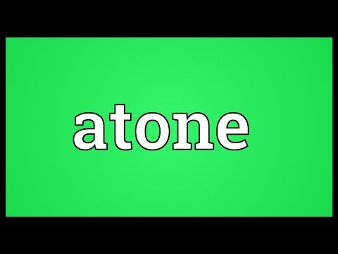 Atone Meaning