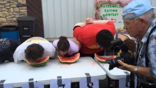 preview picture of video 'Watermelon Eating Contest'