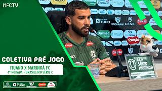 Coletiva pré-jogo - Paulinho e Moisés Egert - Ituano x Maringá FC 4ª Rodada Série C 2026