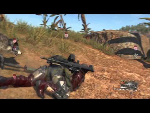 Metal Gear Solid 5 Phantom Pain: Gameplay - Stealing tanks