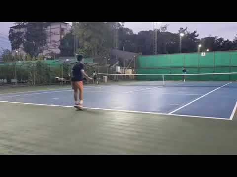 Me! 10 years old. hitting a great passing shot. #shorts