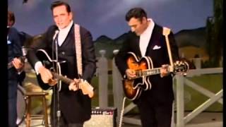 Johnny Cash   Carl Perkins 1968 Folsom Prison Blues  YouTube