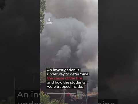 More than a dozen children killed in fire in eastern DR Congo schools | AJ #shorts
