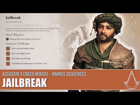 Assassin's Creed Mirage - Jailbreak [All Animus Sequence Challenges]