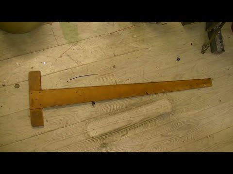 Fixing and Squaring a T Square - Instructables
