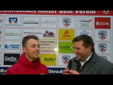 13. Spieltag RFC 1895 vs. SV Warnemünde - die Stimmen