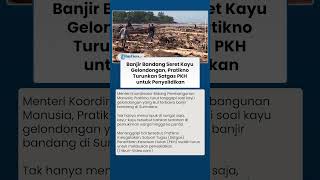 Banjir Bandang Seret Kayu Gelondongan, Pratikno Turunkan Satgas PKH untuk Penyelidikan