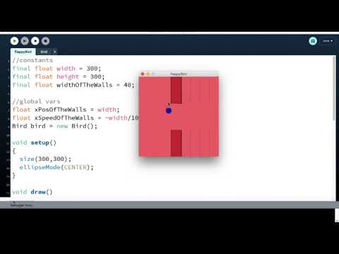 Flappy Bird Tutorial Using Processing Part 8