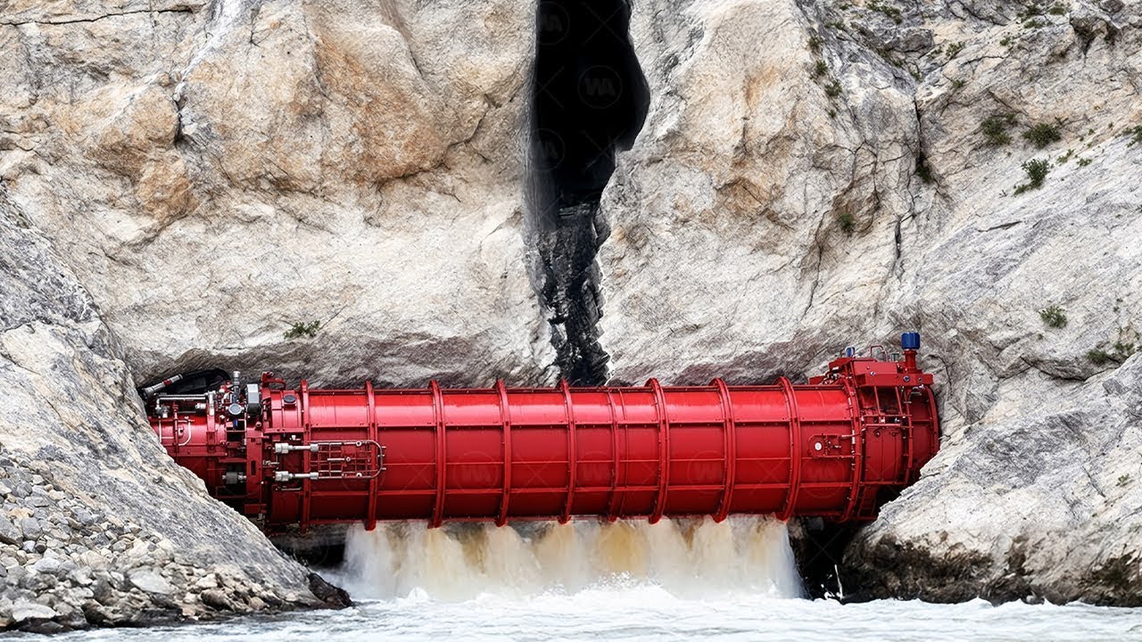Cortaron La Montaña Por La Mitad Y Bombearon Un Mar Entero En Ella, Y Eso Cambiará La Situación