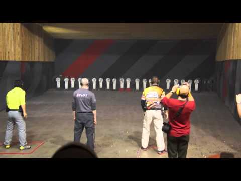 IPSC. Eric Grauffel at the Shootoff match 16.11.2012. Second round.