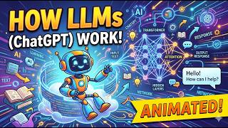 How LLM (ChatGPT) works - Animated
