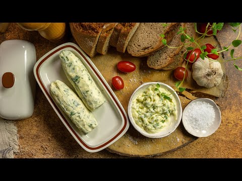 Výborné bylinkové máslo si můžete připravit jednoduše a snadno i doma