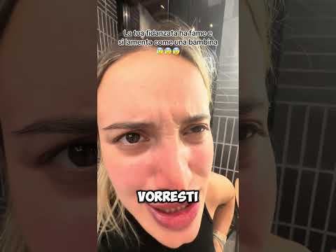 È ossessionata dal cibo😫 #viralvideo #perte
