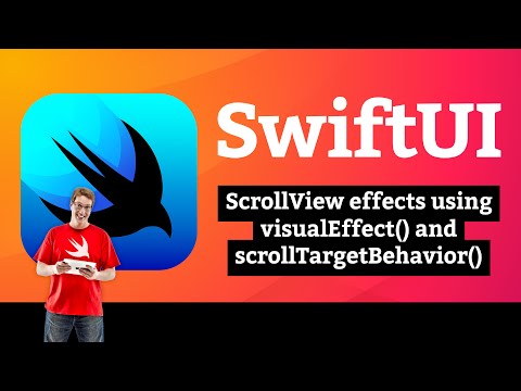 ScrollView effects using visualEffect() and scrollTargetBehavior() – Layout and Geometry SwiftUI 8/8