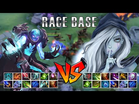 Epic Battle Arc Warden Full items vs Drow ranger Full Items - Godadico Dota