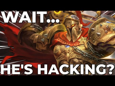 Is this guy a cheater? This guy seems like he's hacking...