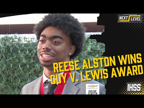 Reese Alston Wins Guy V Lewis Award for Houston High School Basketball
