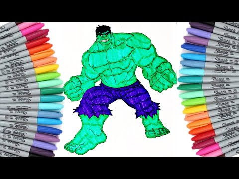 HULK #2 Coloring Pages | AVENGERS | How to Color Hulk | Coloring for Kids |