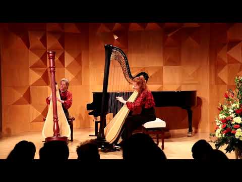 Parvis, Bernard Andrès - harp duet by Inge van Grinsven and Merle van der Lijke