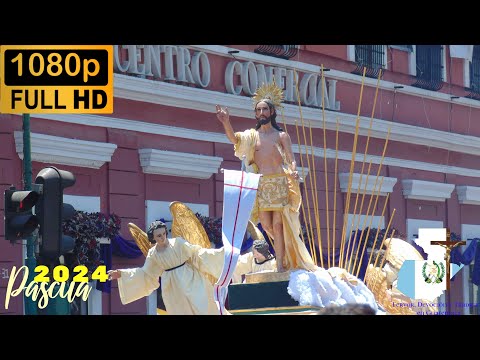 El tema de los bajos/ San Antonio Palopó - Procesión de resurrección del Calvario, 31 de Marzo 2024