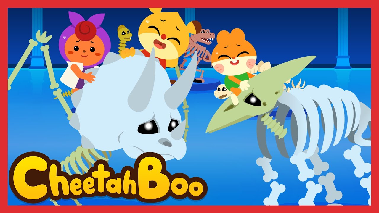 Can You Match Up Dino’s Bones? | Dinosaur Fossils | Dinosaur for Kids | Dinosaur Dance | #Cheetahboo